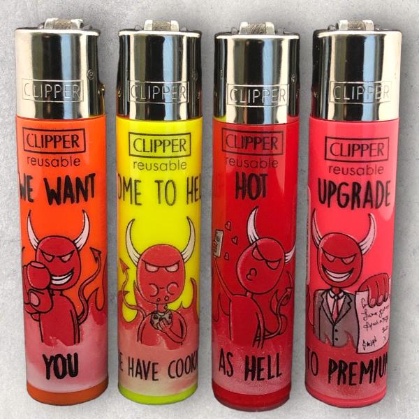 Funny as Hell Clipper Feuerzeuge